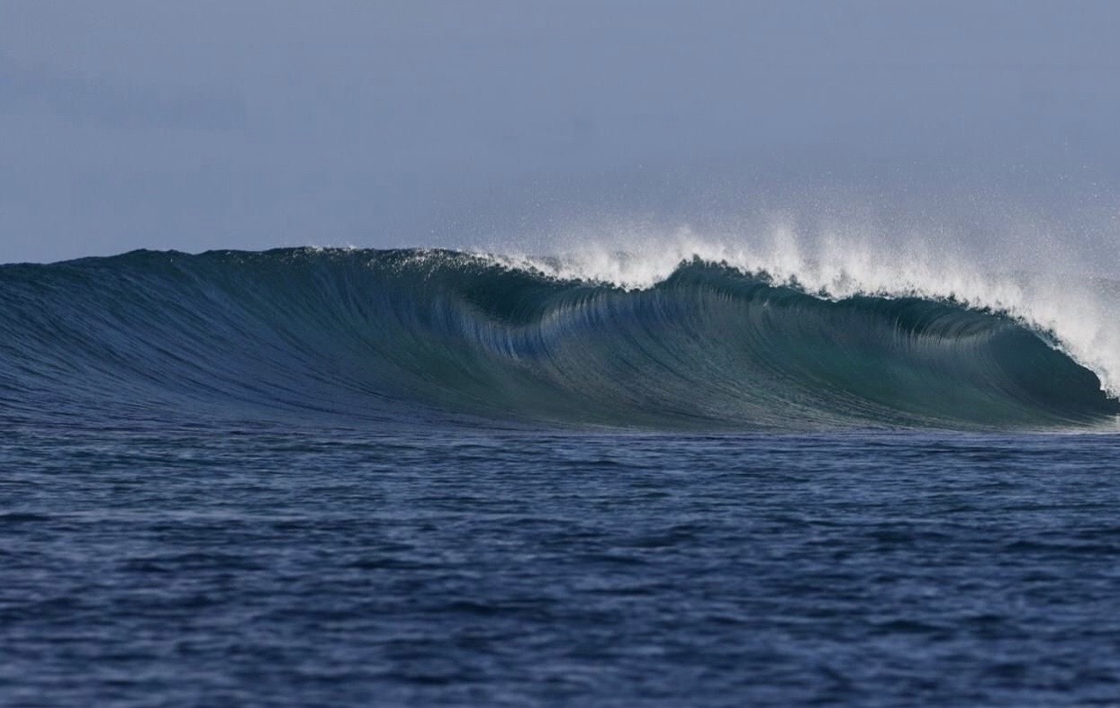 Surfing in Maldives