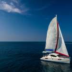 Sailing in Maldives